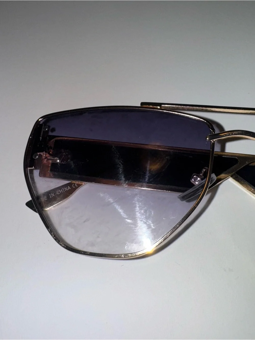 Free People Retrograde Aviator Hexagon Sunglasses